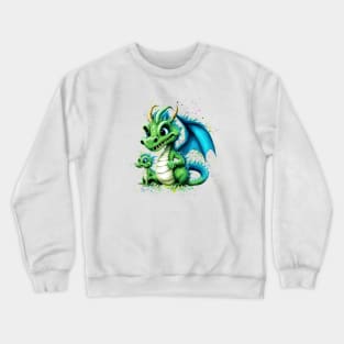 Two Green Dragons Crewneck Sweatshirt